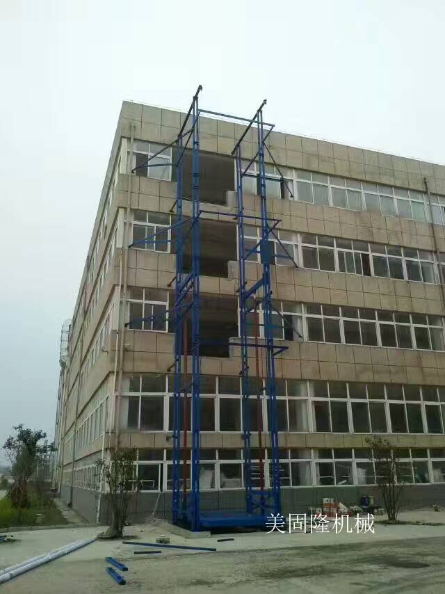 宁波室外双臂导轨式升降机厂家