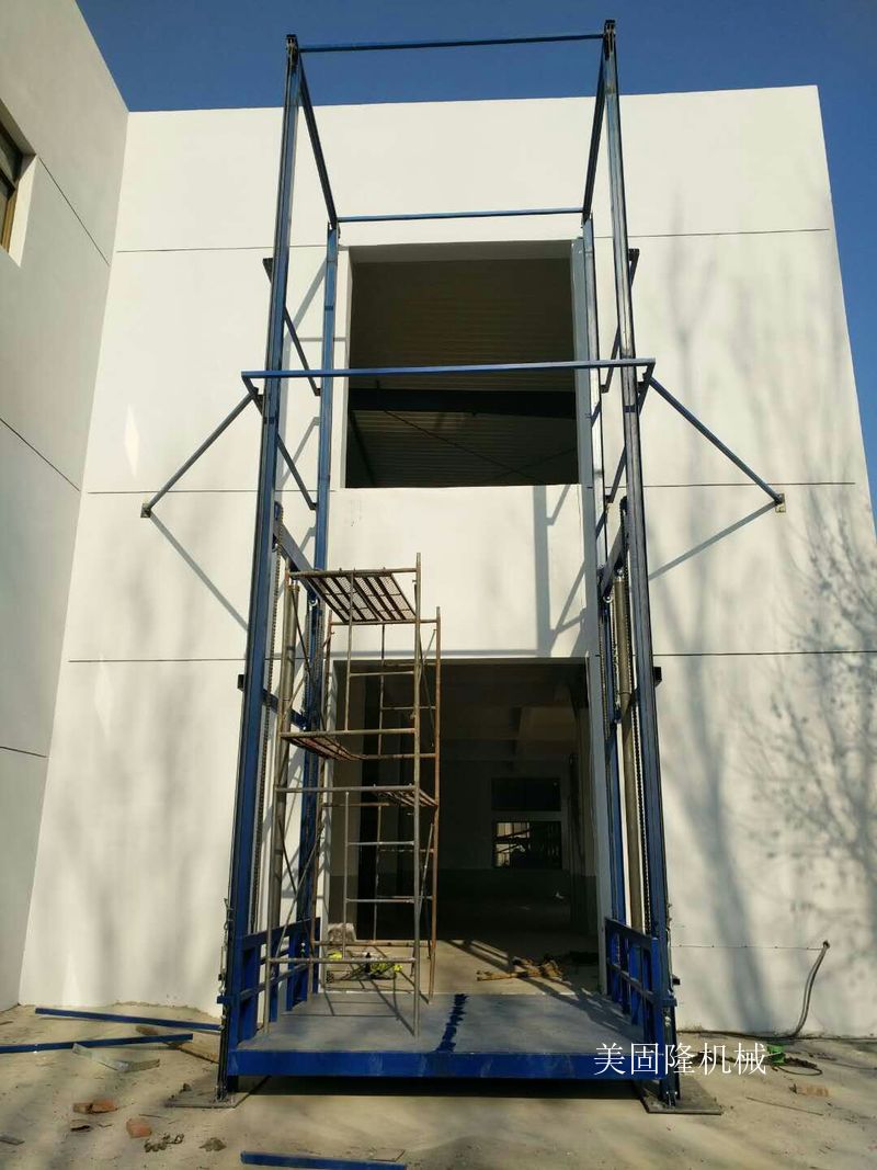 宁波仓库专用导轨式升降货梯价格